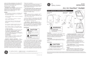 GE Outdoor Floodlighting Powerflood Install Guide | GE Lighting