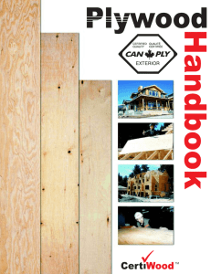 Can Ply: Plywood Handbook - Canadian Plywood Association