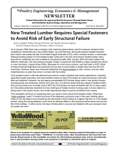 New Treated Lumber Requires Special Fasteners to Avoid Risk of