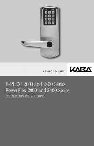 e-plex-2000-installation