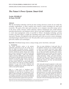 The Future`s Power System: Smart Grid