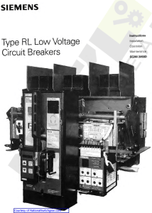 Type RL Low Voltage - Production Schedule