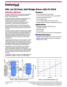 HIP2103, HIP2104 Datasheet