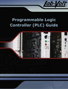 Programmable Logic Controller (PLC) Guide - Lab-Volt