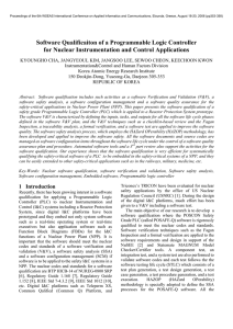 Software Qualificaiton of a Programmable Logic Controller