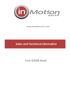 Sales and Technical information Your GUIDE Book