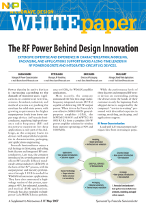 The RF Power Behind Design Innovation