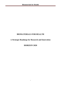 Biomaterials for Health