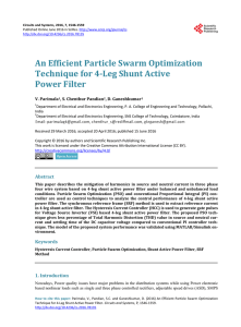 An Efficient Particle Swarm Optimization Technique for 4