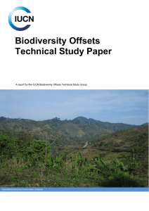 Biodiversity Offsets Technical Study Paper