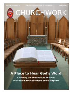 MARCH 2016 CHURCHWORK - churchwork