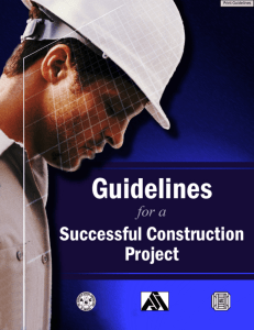 Guidelines for a Successful Construction Project