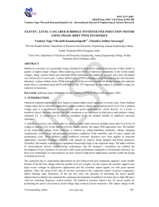 eleven– level cascaded h-bridge inverter fed induction