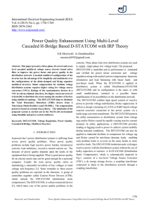 Power Quality Enhancement Using Multi-Level Cascaded H