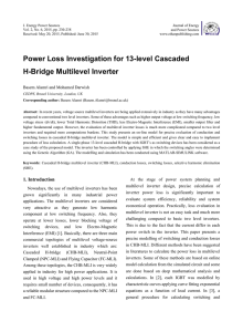 Power Loss Investigation for 13-level Cascaded H