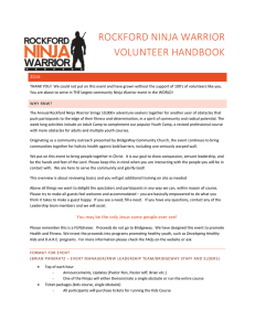 Volunteer Information Packet