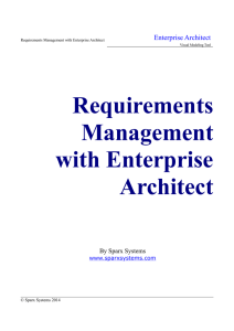 Requirements Management with Enterprise Architect