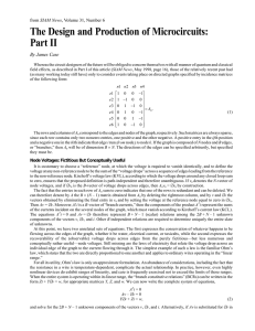 The Design and Production of Microcircuits: Part II