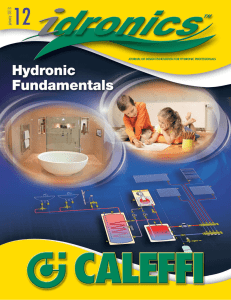 idronics 12: Hydronic Fundamentals