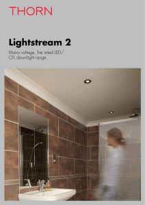 Lightstream 2 - the Thorn Lighting website