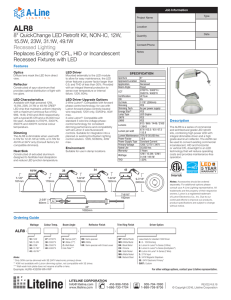 8" QuickChange LED Retrofit Kit, NON