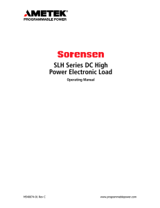 SLH Series DC High Power Electronic Load