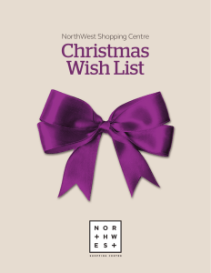 Christmas Wish List - NorthWest Shopping Centre