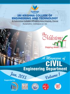 Milestone - Sri Krishna College of Engineering and Technology