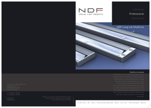 ShelfLine leaflet - NDF Special Light Products