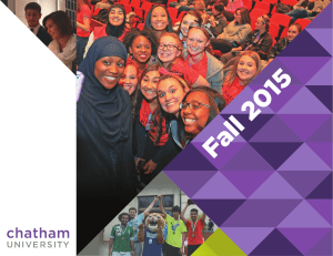 Fall 2015 - Chatham University