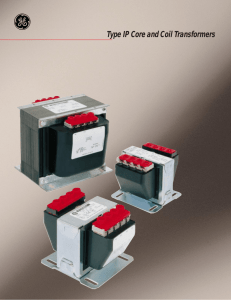 Type IP Core and Coil Transformers