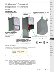 HPS Fortress™ Commercial Encapsulated Transformers Primary