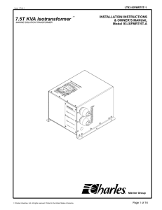 7.5T KVA Isotransformer