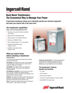 Transformer - Ingersoll Rand