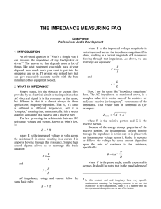 The Impedance Measuring FAQ