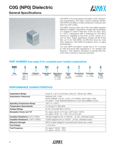 C0G (NP0) Dielectric