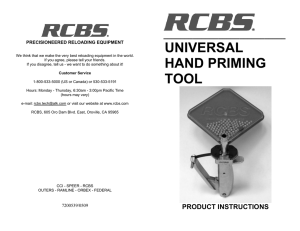 Universal Hand Priming Tool