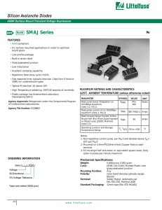 Littelfuse SMAJ200 datasheet: pdf