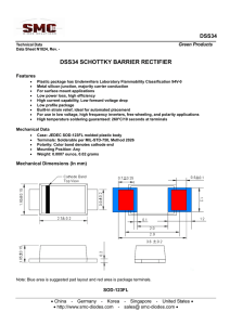 dss34 schottky barrier rectifier - Sangdest Microelectronics(NanJing