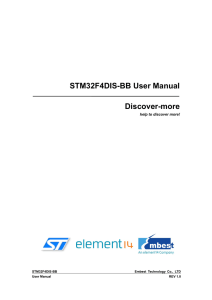 STM32F4DIS-BB User Manual