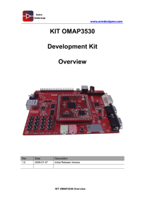 KIT OMAP3530 Development Kit Overview