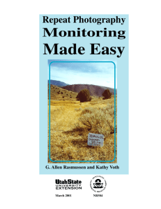 Repeat Photography Monitoring Made Easy