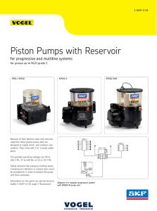Piston Pumps with Reservoir