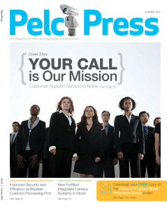 Pelco Press Summer 2014