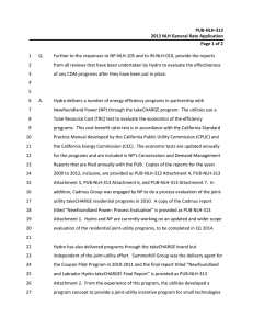 PUB-NLH-313 2013 NLH General Rate Application Page 1 of 2 Q