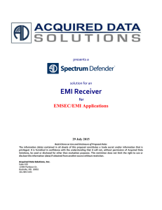 Spectrum Defender EMI/EMSEC