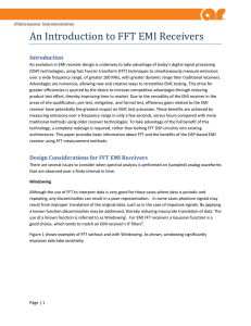An Introduction to FFT EMI Receivers