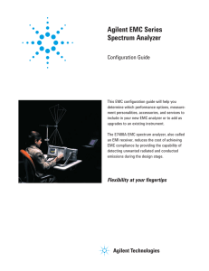 Agilent EMC Series Spectrum Analyzer