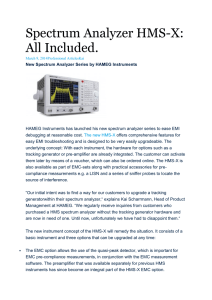 Spectrum Analyzer HMS-X: All Included.