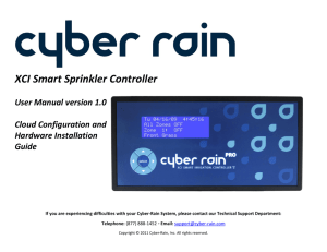 Cloud User Manual - Cyber-Rain